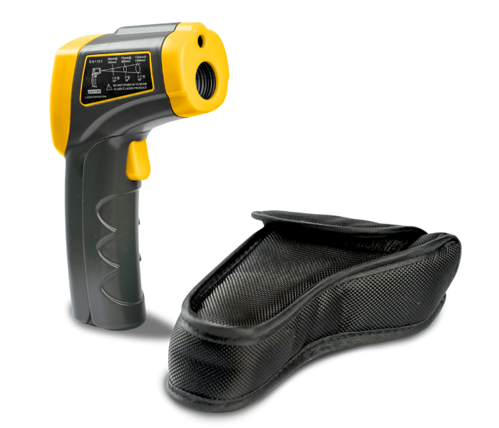 Ooni UU-P06100 Infrared Digital Laser Thermometer Temperature Gun - Black and Yellow - Zoom Image 1