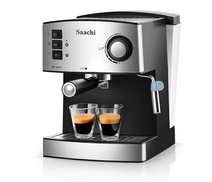 Saachi COF7055 850W 1.6 Litre Coffee Maker - Black and Silver - Zoom Image 1