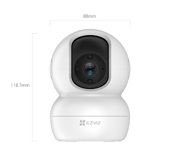 EZVIZ CS-TY2-B0-1G2WF Motion-Tracking Master WIFI PT Camera - White - Zoom Image 1