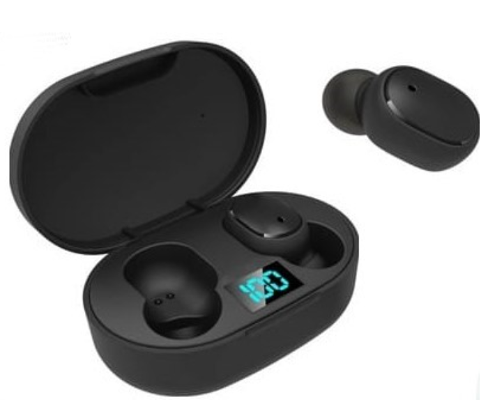 E6S TWS BT5.0 Wireless Headphones - Black - Zoom Image