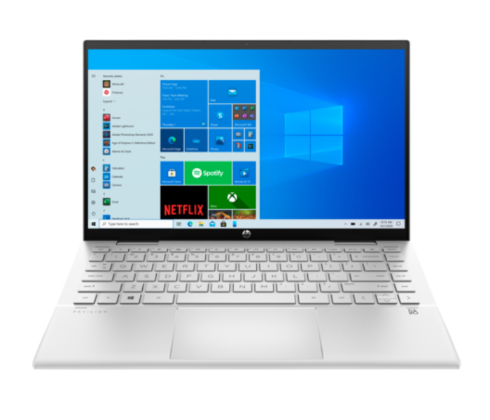 HP Pavilion x360 Convertible 3A2S7EA 14 Inch FHD Touch-Flip  Intel Core i5-1135G7 8 GB RAM 512 GB SSD Intel Iris Xe Graphics Windows 10 - Natural Silver - Zoom Image 1