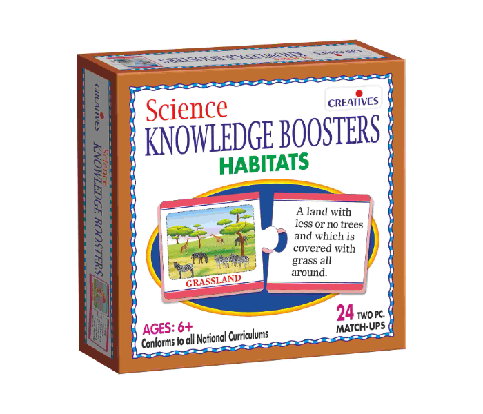 JMsouq Creative Educational CE00195 Science Knowledge Boosters Habitats Puzzle Game for Kids - Zoom Image 1