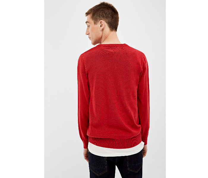 Springfield 140678761 XXL Knitted Jumper for Men - Red - Zoom Image 2