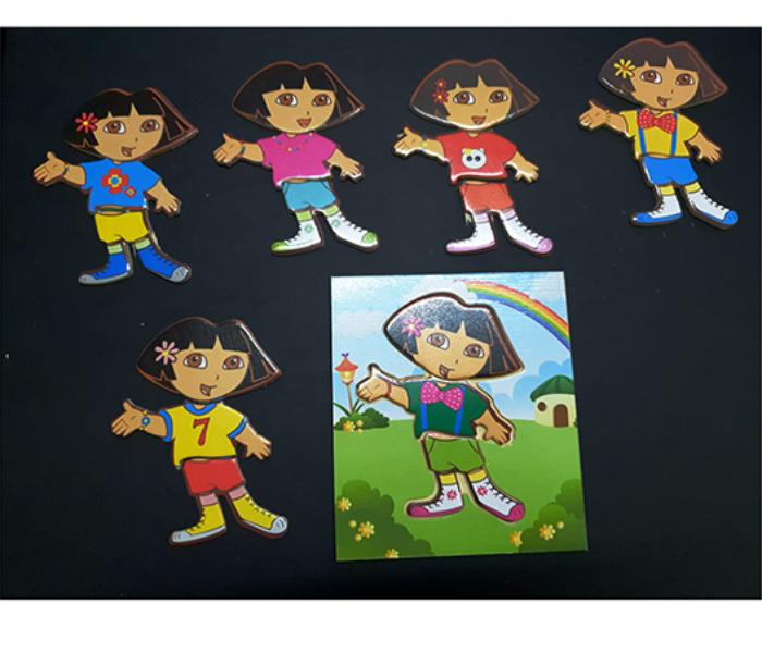 Generic 2107786 Set of 2 Dora the Explorer and Learning Numbers Puzzle for Kids - Zoom Image 4