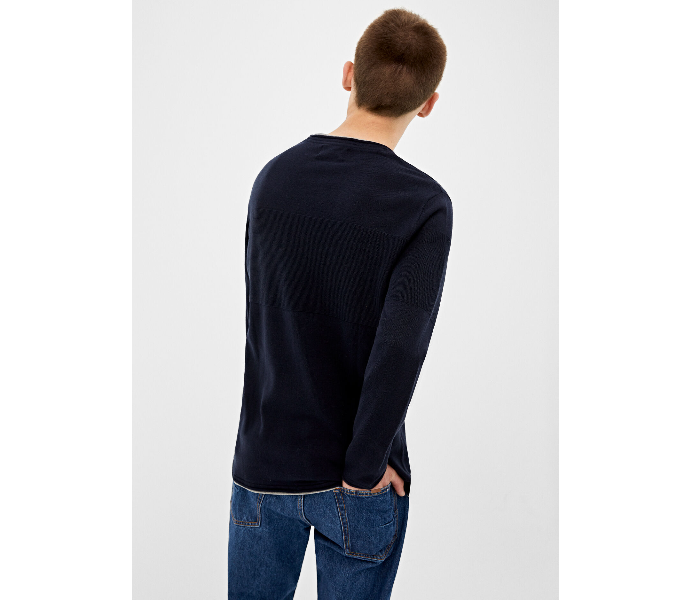 Springfield 140676011 XXL Knitted Jumper for Men - Dark Blue - Zoom Image 2