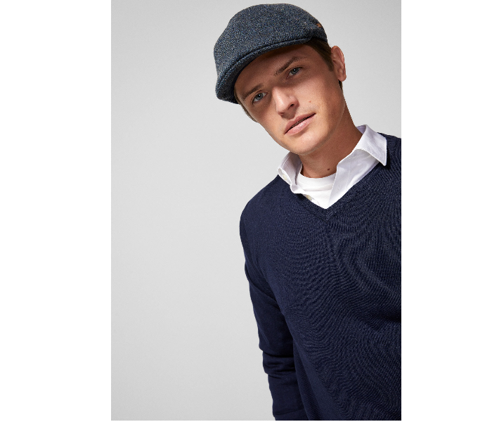 Springfield 140439311 Small Knitted Jumper for Men - Dark Blue - Zoom Image 2