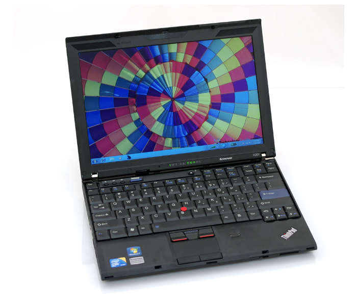 Lenovo Thinkpad X201 12 Inch Display Intel Core i5 Processor 4GB RAM 320GB HDD Windows 7 Refurbished Laptop - Black - Zoom Image 1