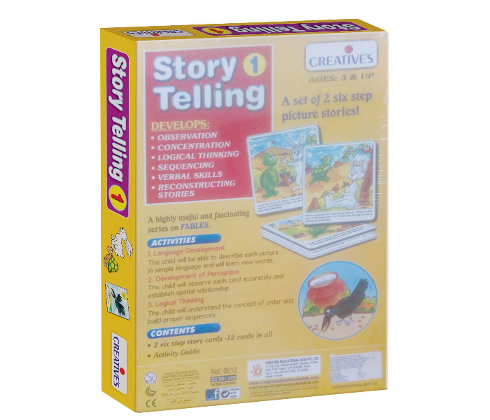 JMsouq Creative Educational CE00612 Story Telling Step by Step 1 Educational Game for Kids - Zoom Image 2