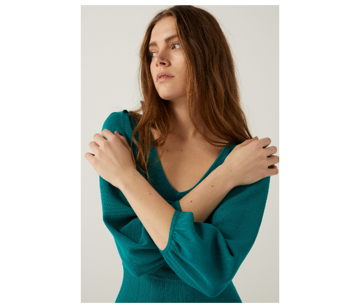 Springfield 133968024 Small Knitwear for Women - Green - Zoom Image 4