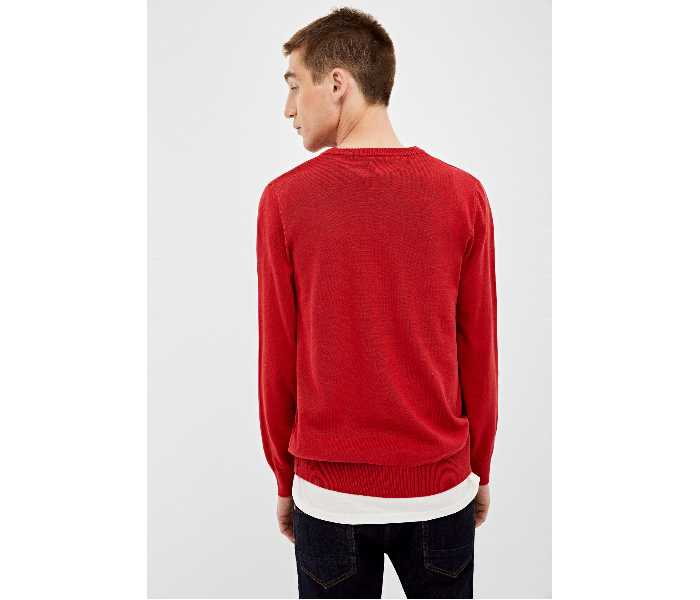 Springfield 140678761 Small Knitted Jumper for Men - Red - Zoom Image 2