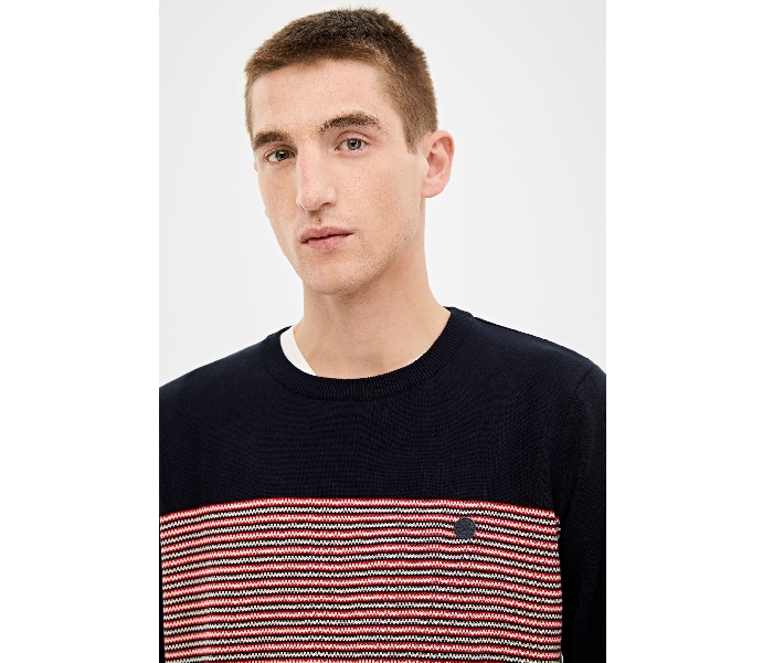 Springfield 140678711 Small Knitted Jumper for Men - Dark Blue - Zoom Image 4