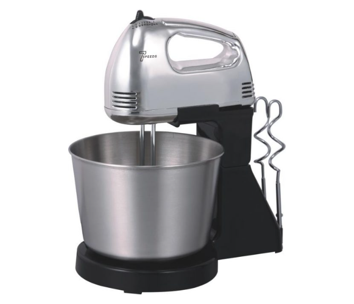 Belaco BHMB-01 7 Speed Selection Hand Mixer with Bowl - Silver - Zoom Image