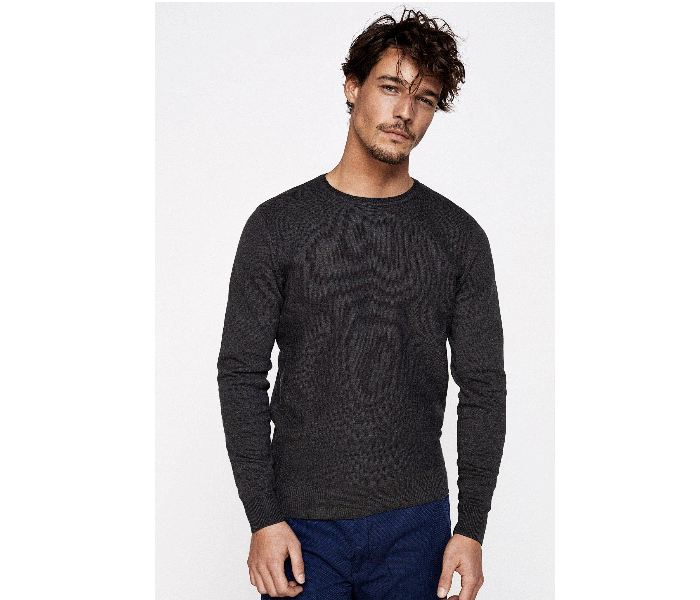 Springfield 141390245 Medium Cotton Knitwear for Men - Grey - Zoom Image 1