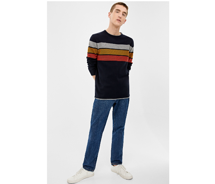 Springfield 140675211 XXL Knitted Jumper for Men - Dark Blue - Zoom Image 1