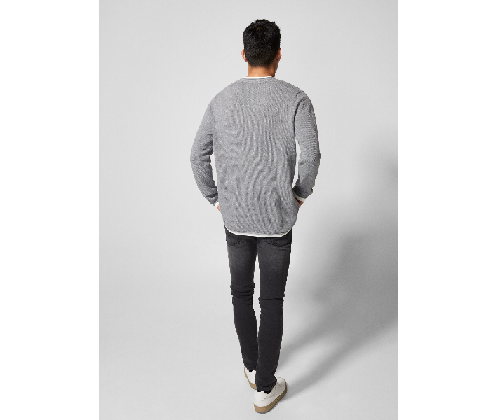 Springfield 140451243 XXL Knitted Jumper for Men - Dark Grey - Zoom Image 3