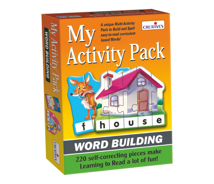 JMsouq Creative Educational CE00183 Word Building-Activity Pack Educational Game for Kids - Zoom Image