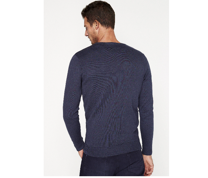 Springfield 141390213 Large Cotton Knitwear for Men - Medium Blue - Zoom Image 2