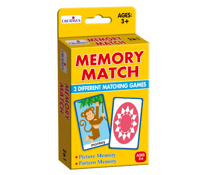 JMsouq Creative Educational CE00372 Flash Cards Memory Match Educational Game for Kids - Zoom Image 1