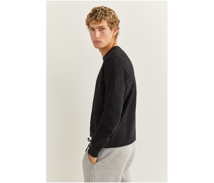 Springfield 141954401 Small Knitwear for Men - Black - Zoom Image 2