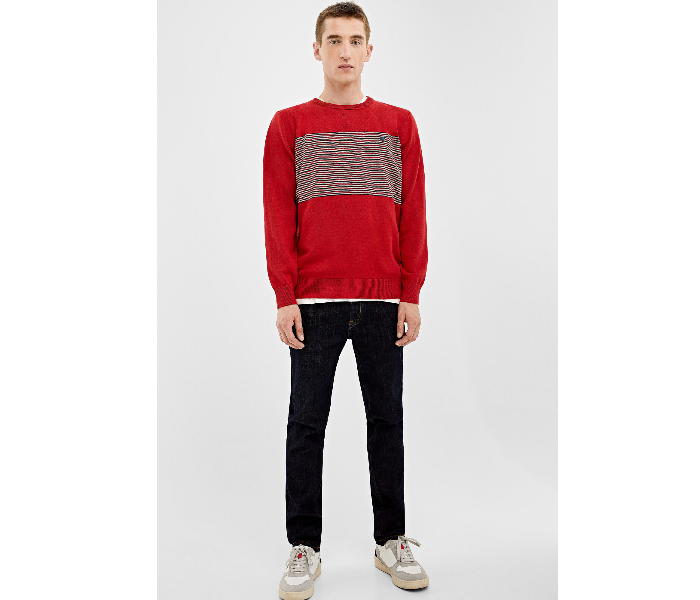 Springfield 140678761 Small Knitted Jumper for Men - Red - Zoom Image 1