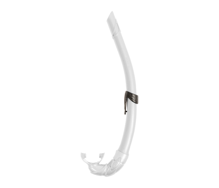 Cressi Corsica Snorkel Apnea Tube - White - Zoom Image