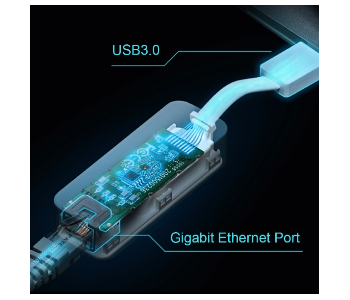 TP-Link USB 3.0 to Gigabit Ethernet Network Adapter UE300 - White - Zoom Image 3