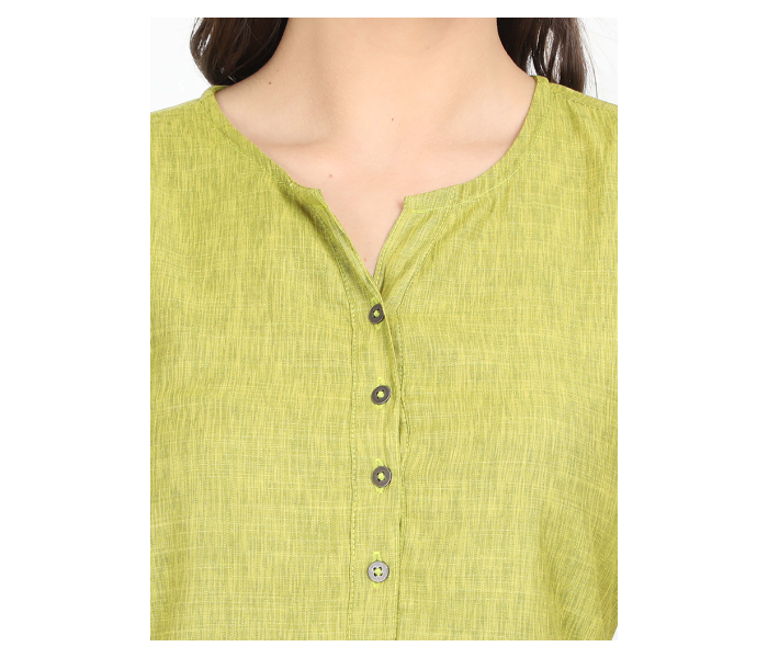 Kaia SK01ST0003PGR007 Large Casual Top for Women - Green - Zoom Image 3