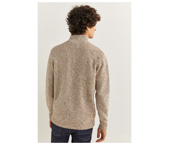 Springfield 023920854 Small Cardigan for Men - Beige - Zoom Image 3