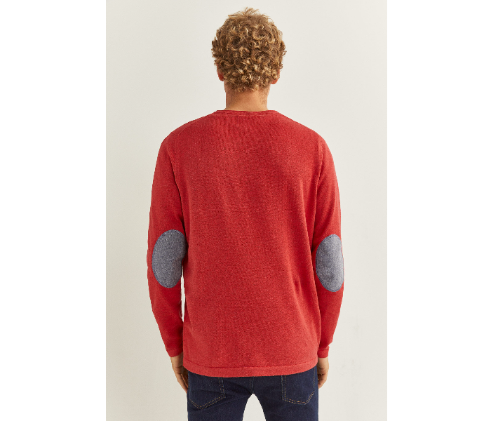 Springfield 140938762 Large Knitwear for Men - Red - Zoom Image 3