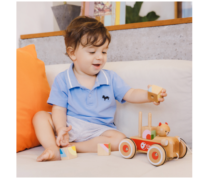 Classic World 53573 Wooden Coco Truck Toy for Kids - Zoom Image 2