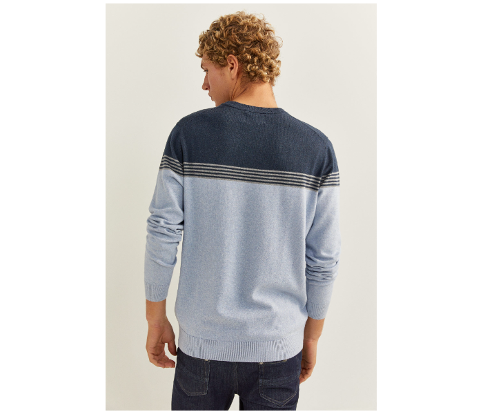 Springfield 141967611 Small Knitwear for Men - Blue - Zoom Image 3