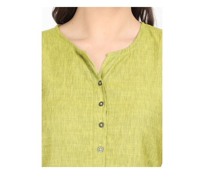 Kaia SK01ST0003PGR007 Small Casual Top for Women - Green - Zoom Image 3