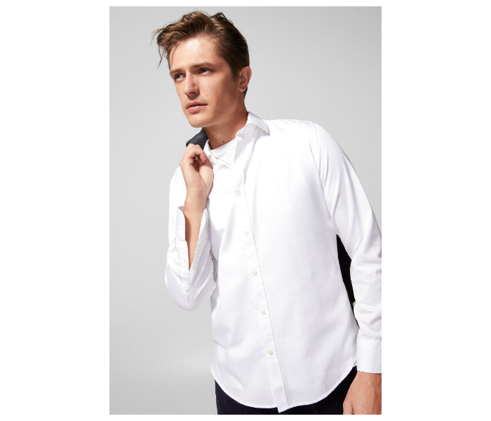 Springfield 150484399 Small Shirts for Men - White - Zoom Image 1