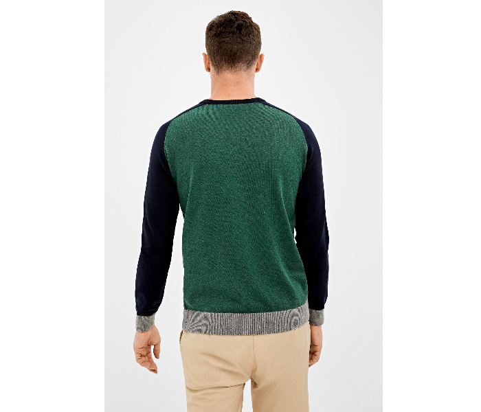 Springfield 140672811 XXL Knitted Jumper for Men - Green - Zoom Image 2