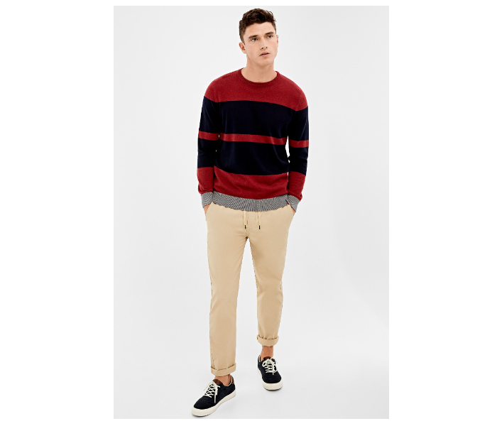 Springfield 140670160 Large Knitted Jumper for Men - Red - Zoom Image 1