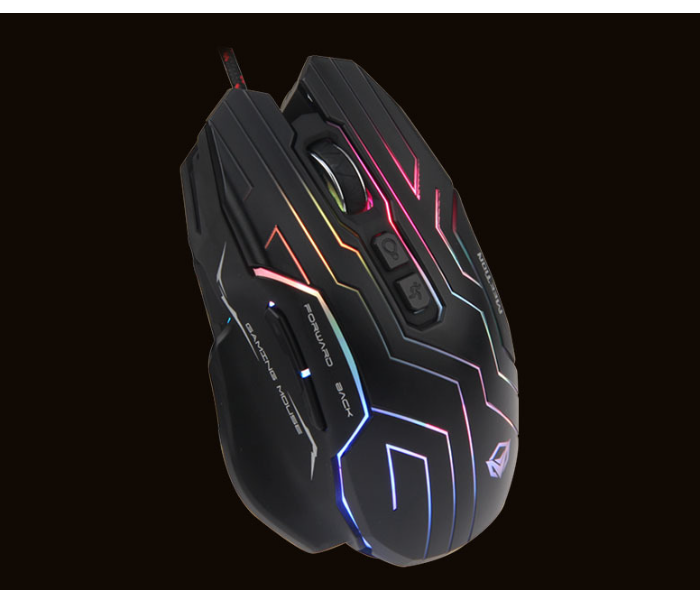 Meetion GM22 Dazzling Gaming Mouse - Black - Zoom Image 2