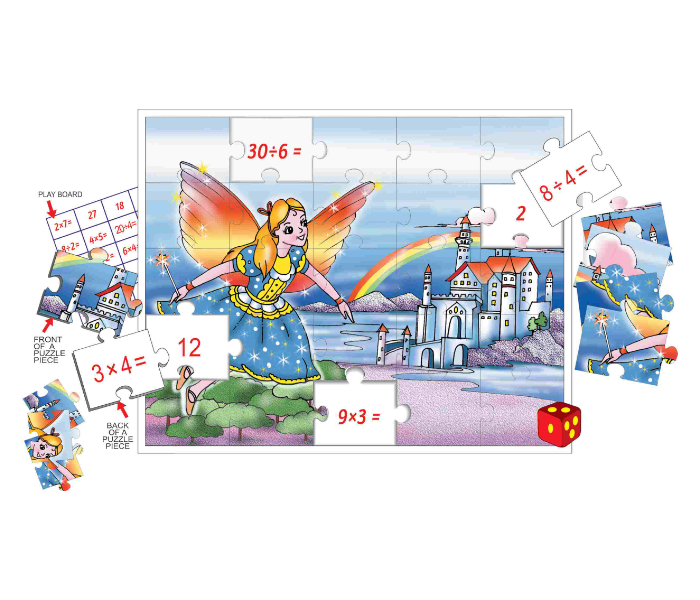 JMsouq Creative Educational CE00734 Multiplication and Division Math Puzzles Educational Game for Kids - Zoom Image 2