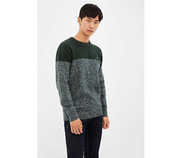 Springfield 140673620 Small Knitted Jumper for Men - Grey - Zoom Image 4