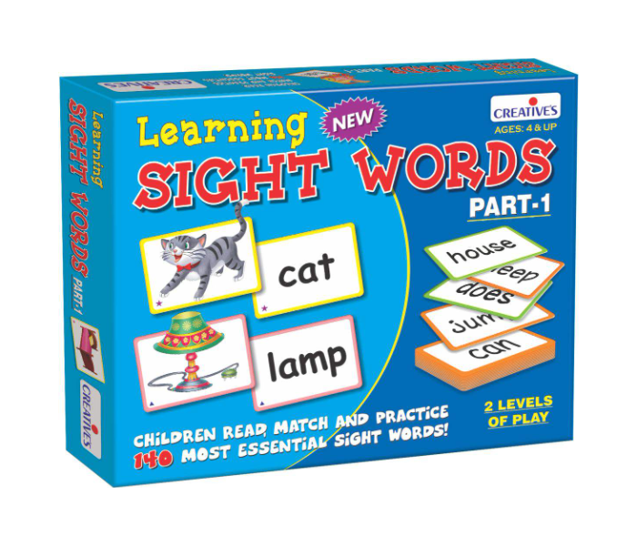 JMsouq Creative Educational CE00934 Learning To Read Sight Words Educational Game for Kids - Zoom Image 1