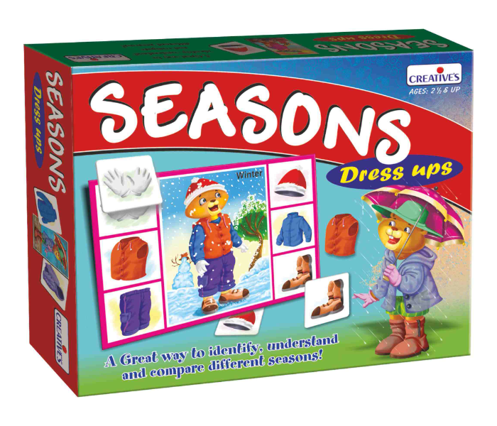 JMsouq Creative Educational CE01026 Seasons Dress Ups Educational Game for Kids - Zoom Image 1