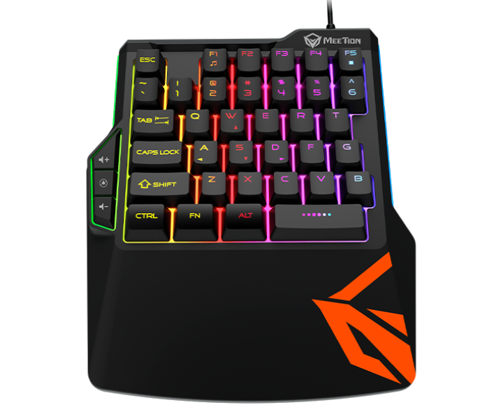 Meetion KB015 Left One-Handed Gaming Keyboard - Black - Zoom Image 5