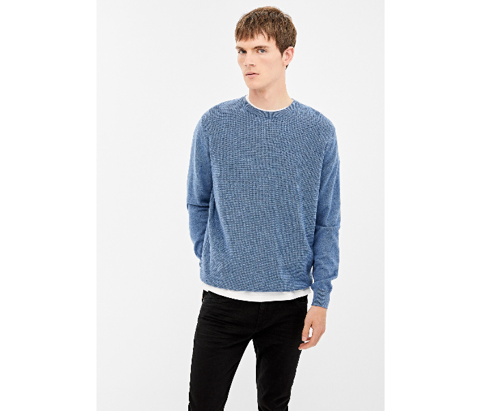 Springfield 140677913 XL Knitted Jumper for Men - Medium Blue - Zoom Image 2