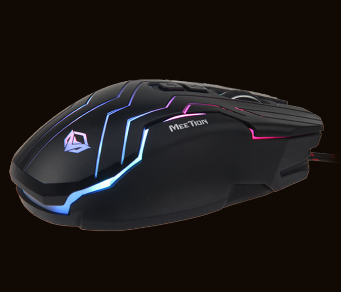 Meetion GM22 Dazzling Gaming Mouse - Black - Zoom Image 6