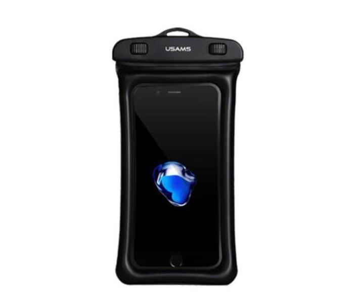 Usams US-12 Waterproof Mobile Phone Bag - Black - Zoom Image 1