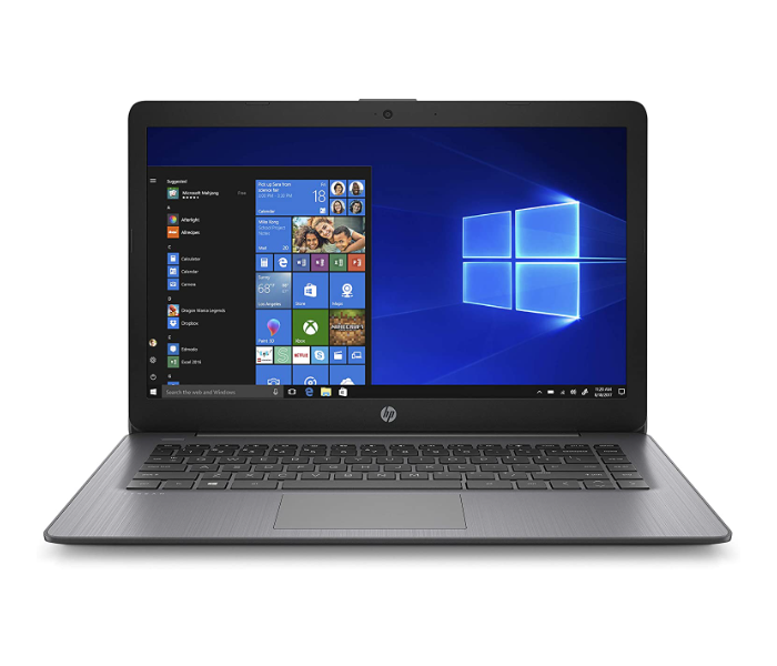 HP Stream 14 Inch Laptop Intel Celeron N4000 4GB RAM 64GB Windows 10 - Black - Zoom Image 1