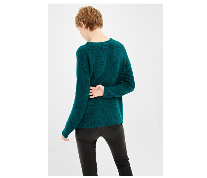 Springfield 133689415 XS Long Sleeve Knitwear for Women - Medium Blue - Zoom Image 4