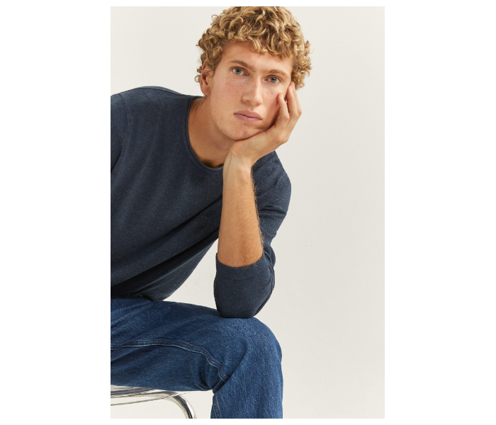 Springfield 140938711 Large Knitwear for Men - Dark Blue - Zoom Image 2