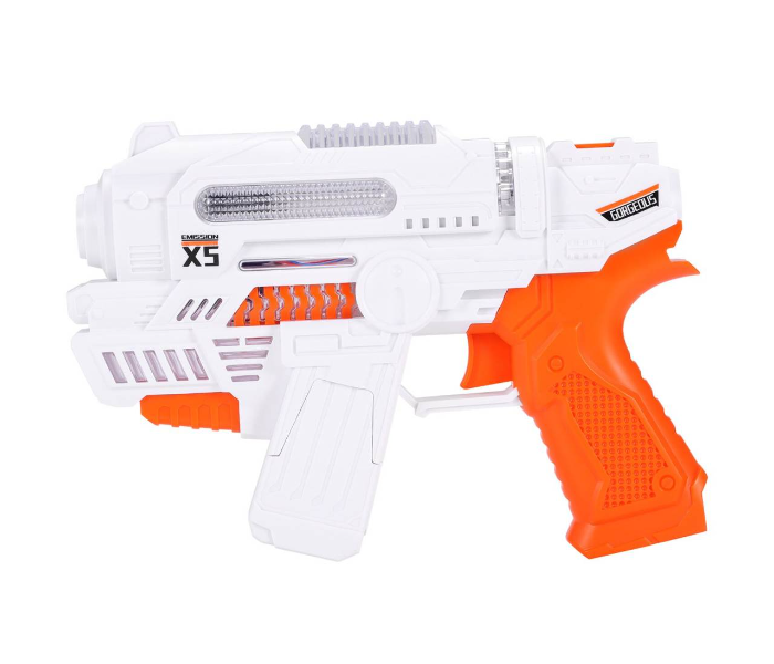 Hit HT-999S-24 Bubble Gun With Light And Sound For Kids- White - Zoom Image 3