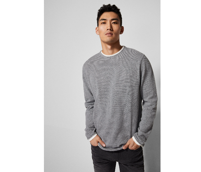 Springfield 140451243 XXL Knitted Jumper for Men - Dark Grey - Zoom Image 1