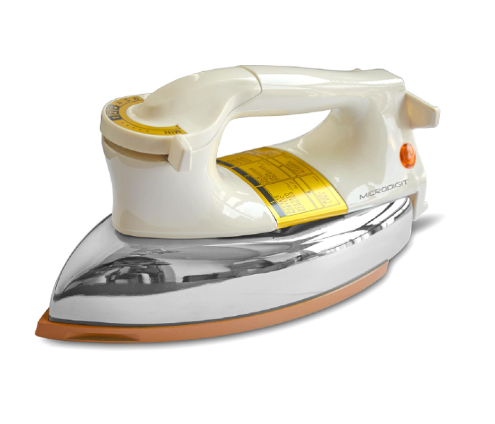 Microdigit MD990i 1000W-1200W Automatic Dry Iron Box - White - Zoom Image 1